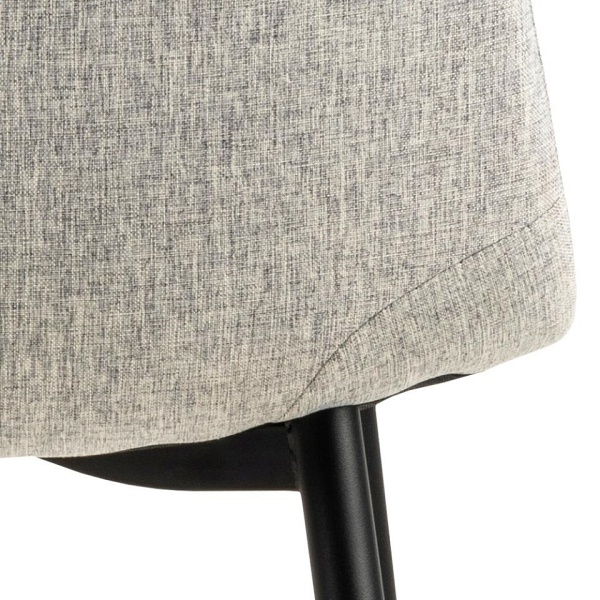 Krzesło Celia szare jasne/ czarne - ACTONA